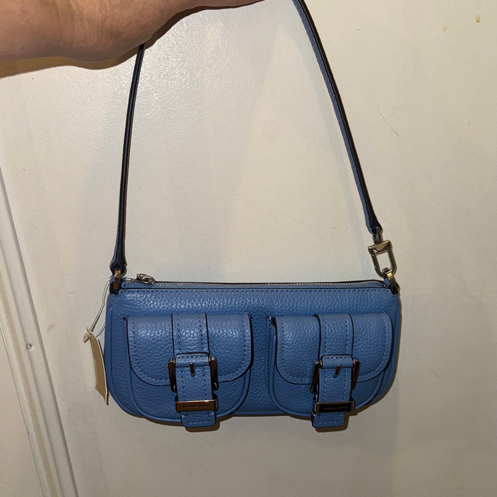 NWT Michael Kors Zoe Small Convertible Pouchette Bag - Picture 5 of 6